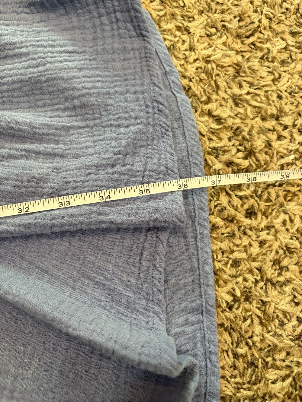 Hunter & Brown Sleeveless Midi Dress in Dusty Blue - Casual Tiered Style large - Picture 5 of 5